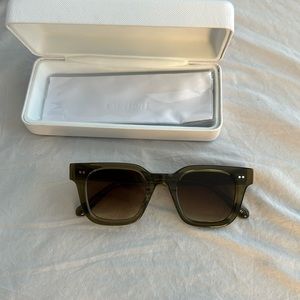 Chimi 04 sunglasses, green, lightly used